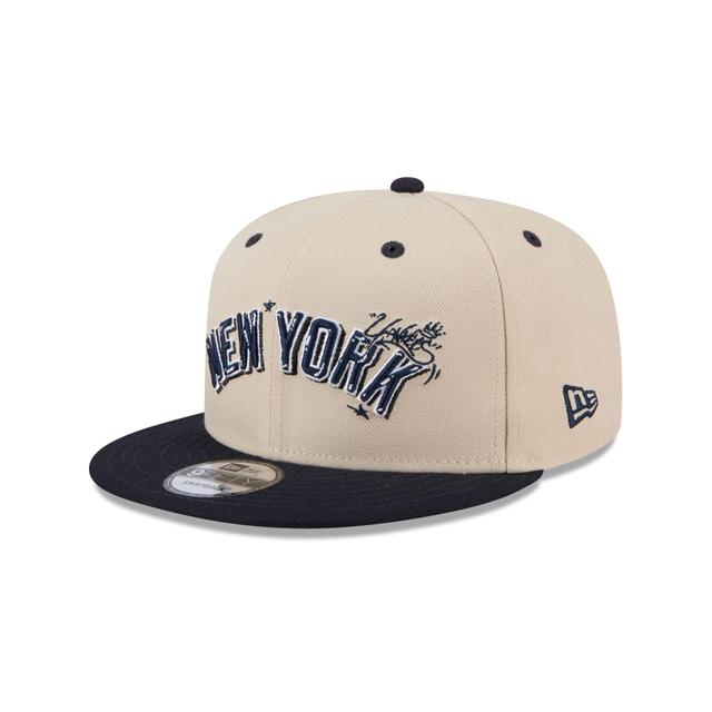 New York Yankees Team Art 9FIFTY Snapback Hat Male Product Image