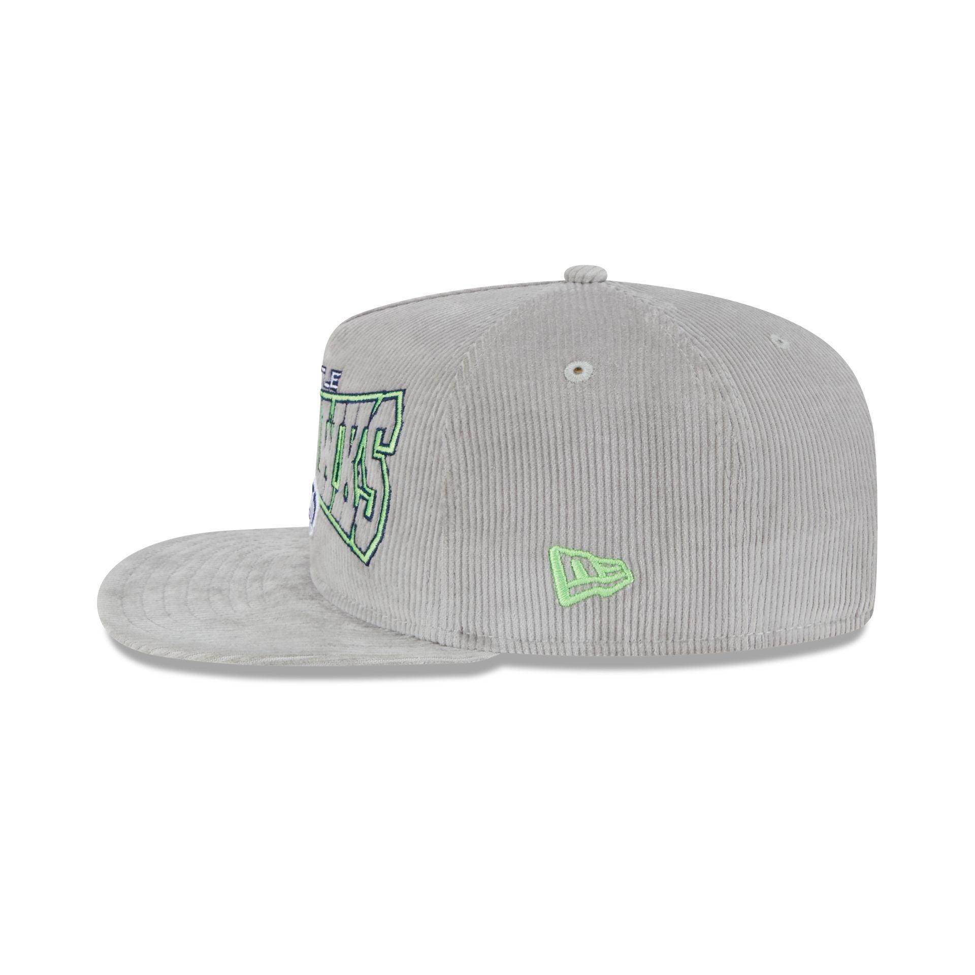 Seattle Seahawks Gray Cord Golfer Hat Male Product Image