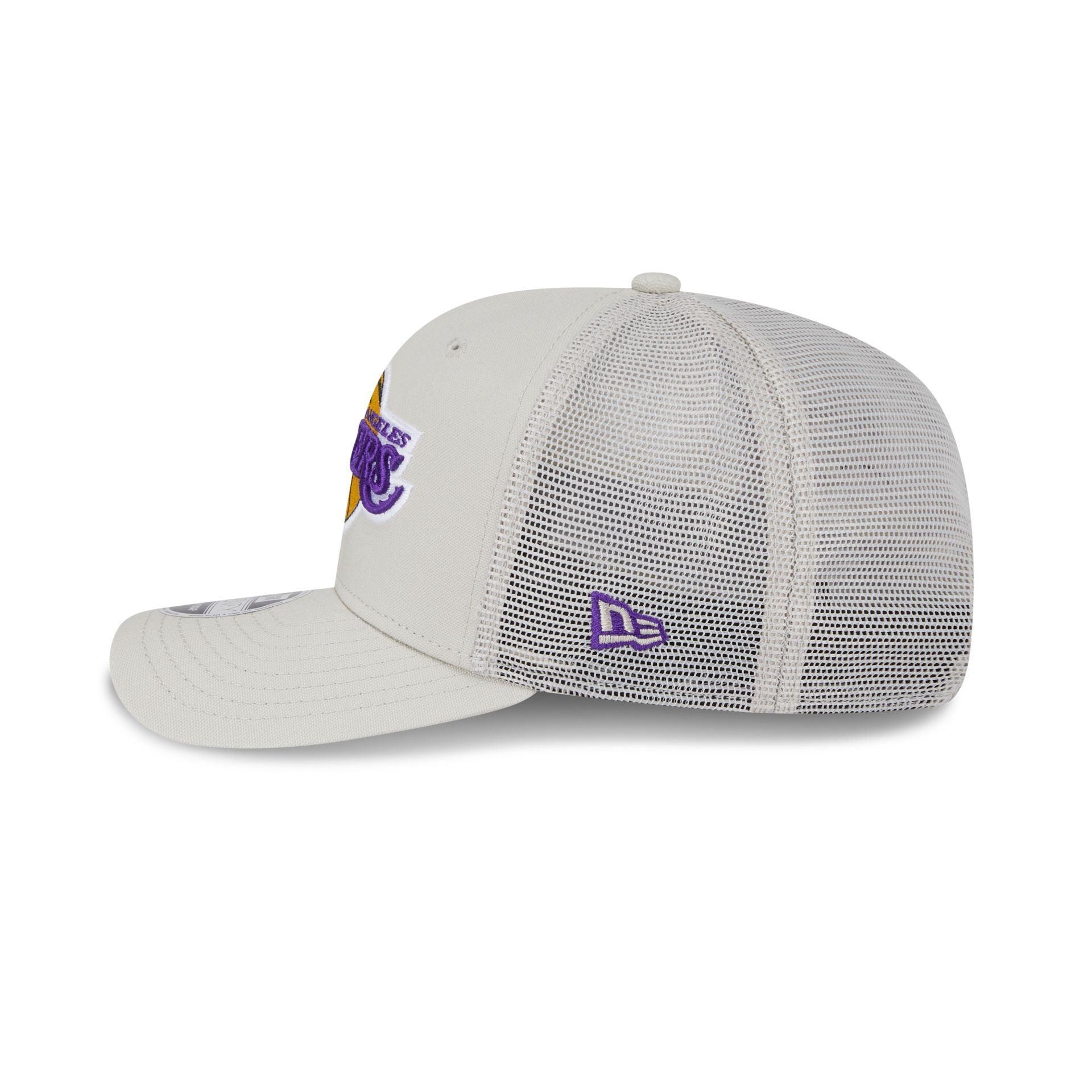 Los Angeles Lakers Canvas 9SEVENTY Trucker Hat Male Product Image