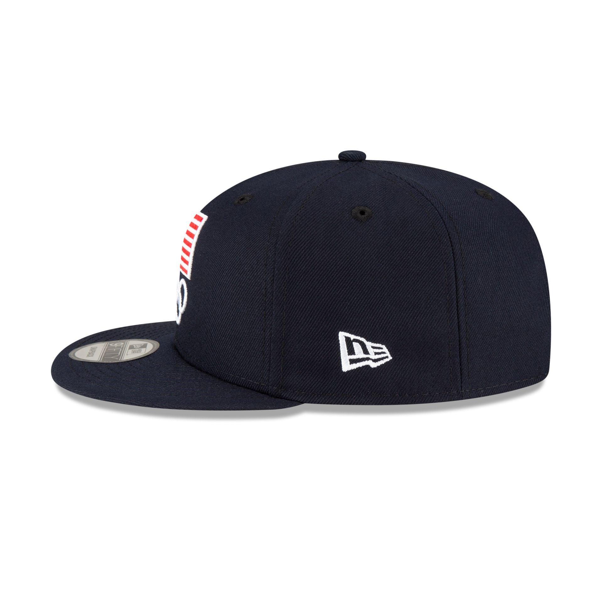 Atlanta Braves Throwback Display 9FIFTY Snapback Hat Male Product Image