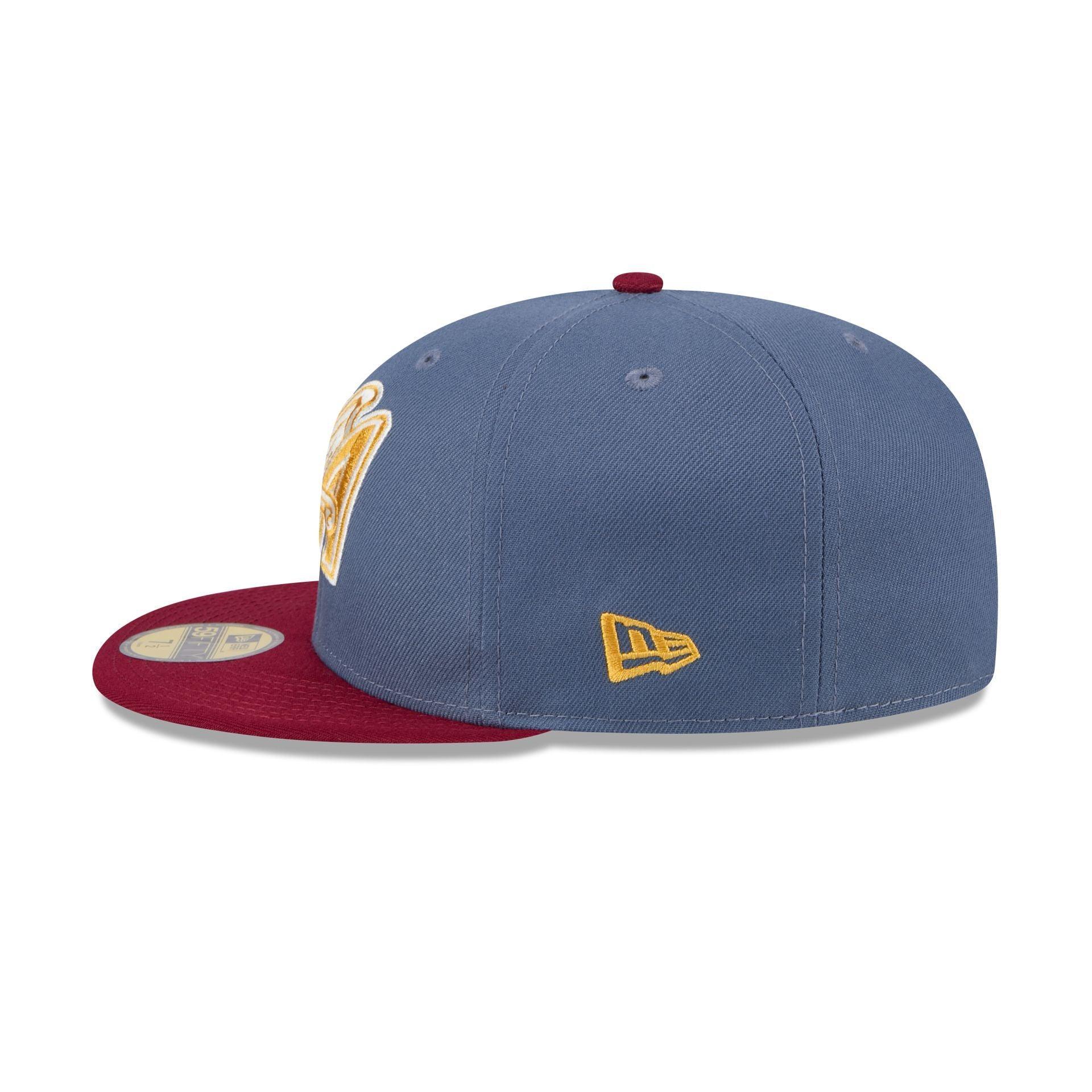 Los Angeles Angels Deep Blue 59FIFTY Fitted Hat Male Product Image