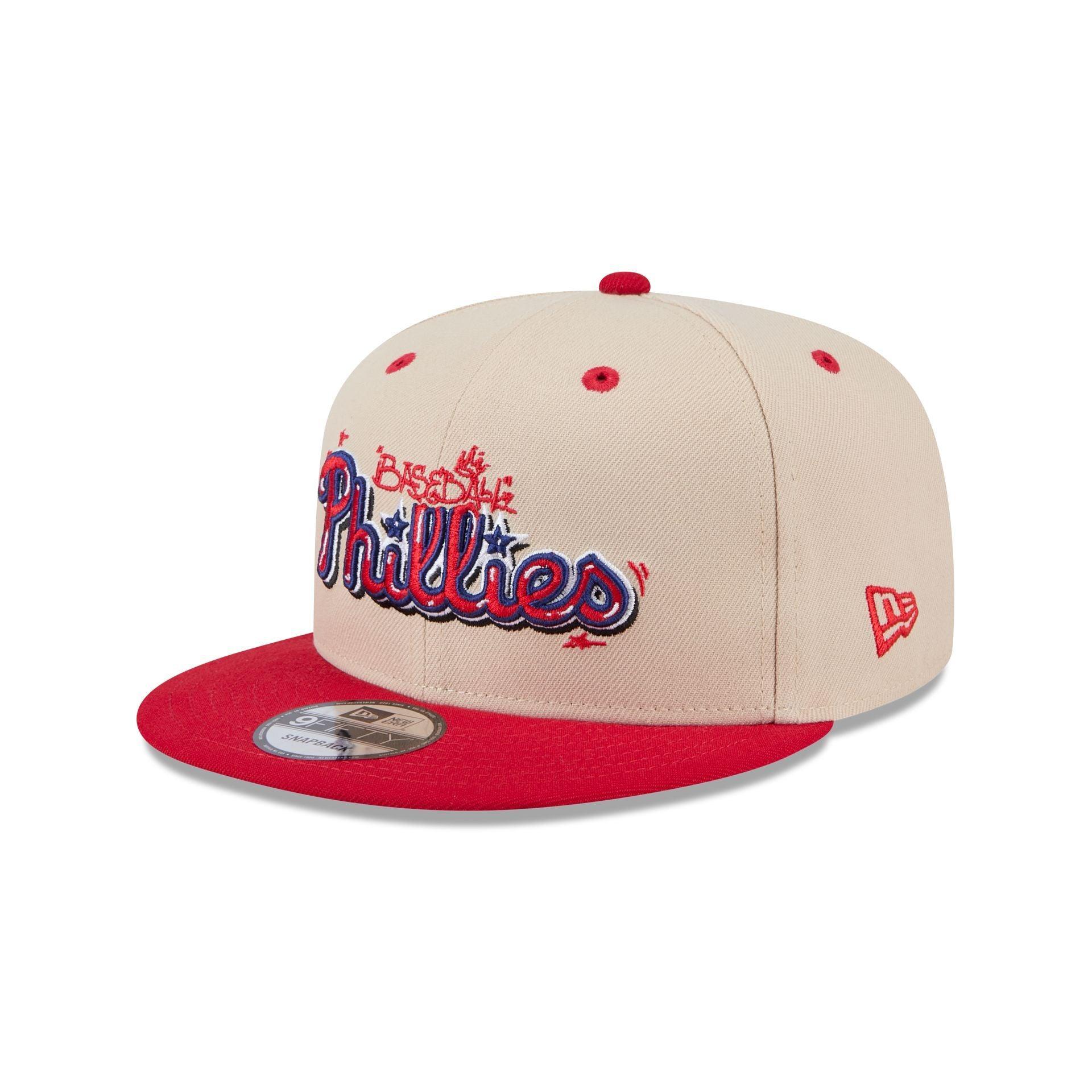 Philadelphia Phillies Team Art 9FIFTY Snapback Hat Male Product Image