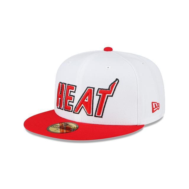 Miami Heat Classic Edition 59FIFTY Fitted Hat Male Product Image