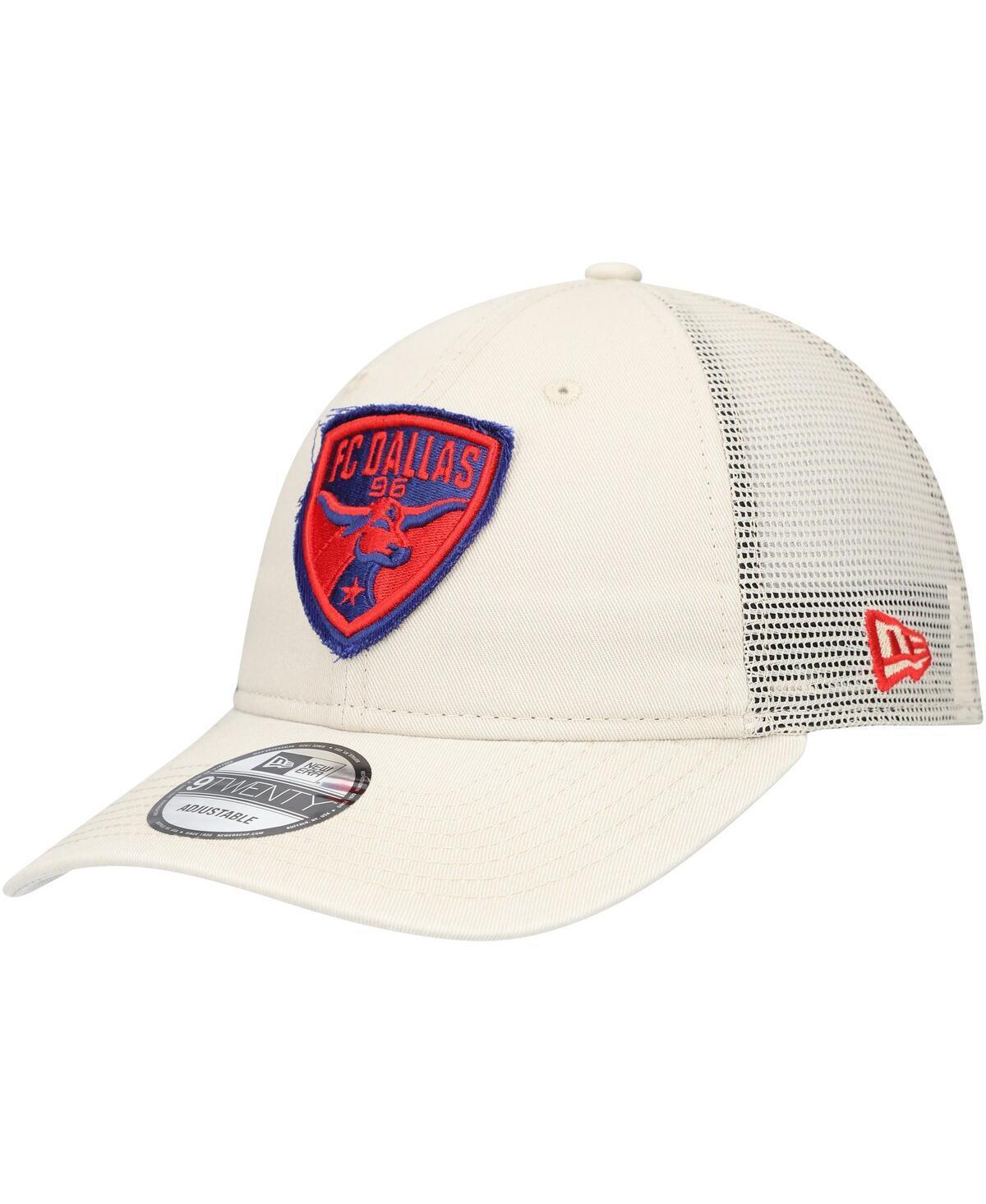 Mens New Era Tan FC Dallas Game Day 9TWENTY Adjustable Trucker Hat Product Image