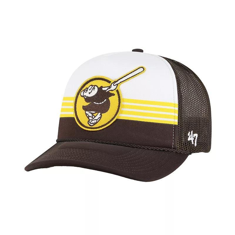 Mens 47 San Diego Padres Lift Off Foam Front Mesh Trucker Adjustable Hat Product Image