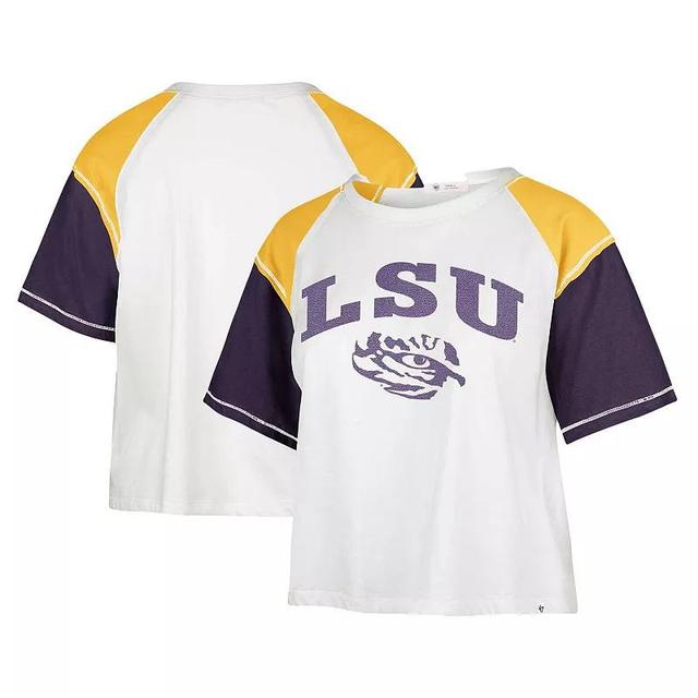 Womens 47 LSU Tigers Serenity Gia Cropped T-Shirt Product Image