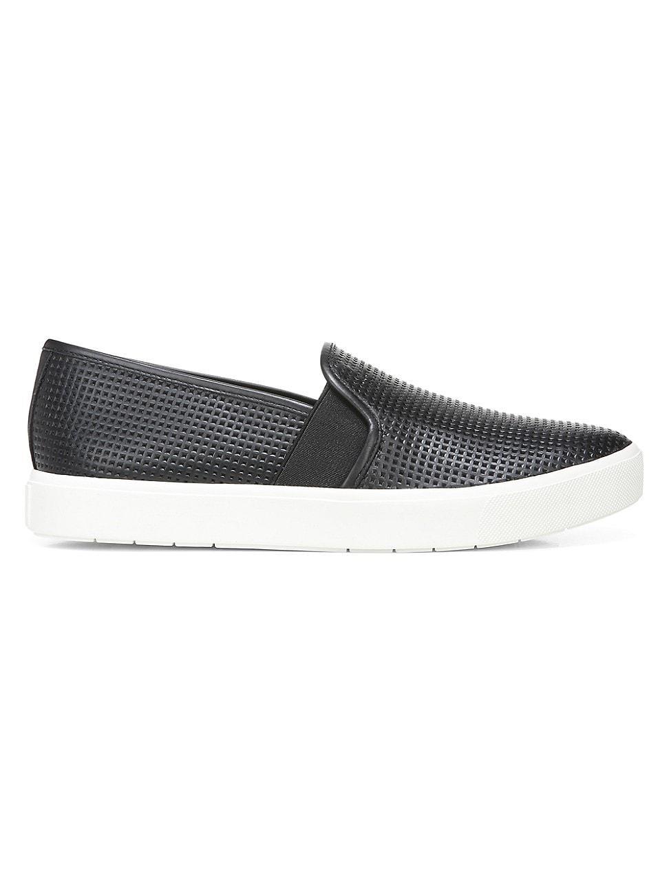 Womens Blair Perforated Leather Slip-On Sneakers Product Image