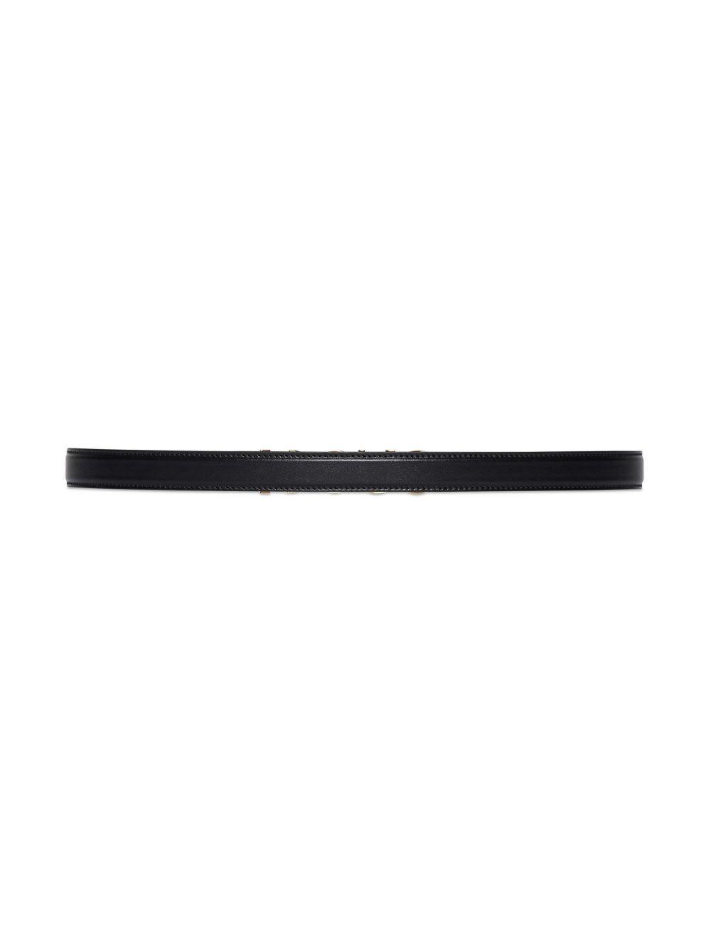 GUCCI Buckle Thin Belt In Black Product Image