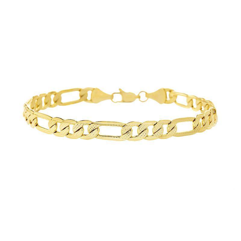 Paige Harper 14k Gold Over Recycled Brass Figaro Chain Bracelet, Womens Gold Tone Product Image