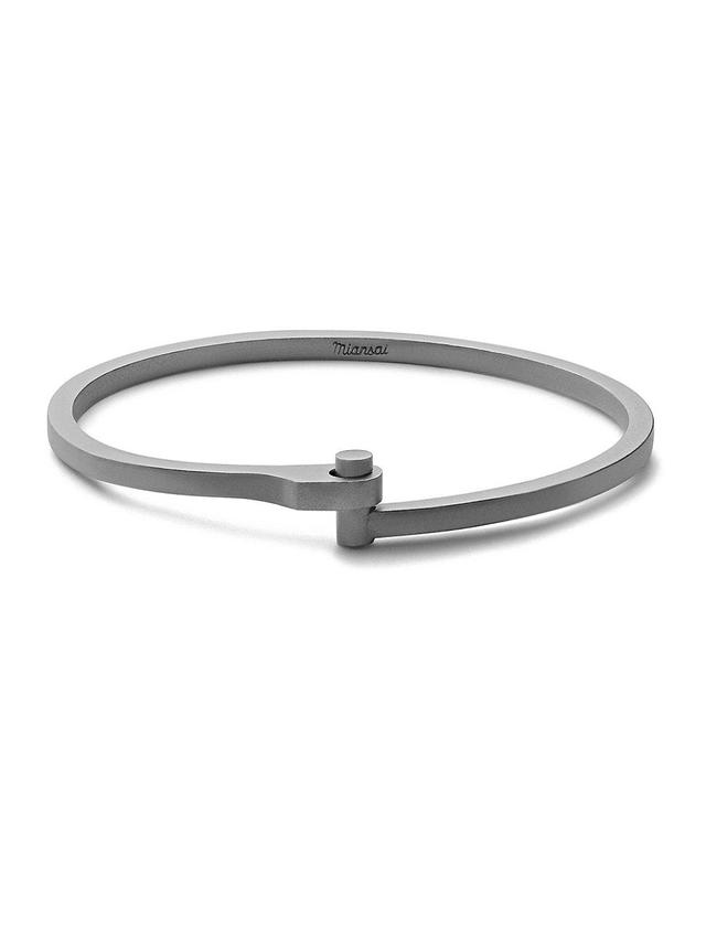 Mens Sterling Silver Nyx Cuff Bracelet Product Image