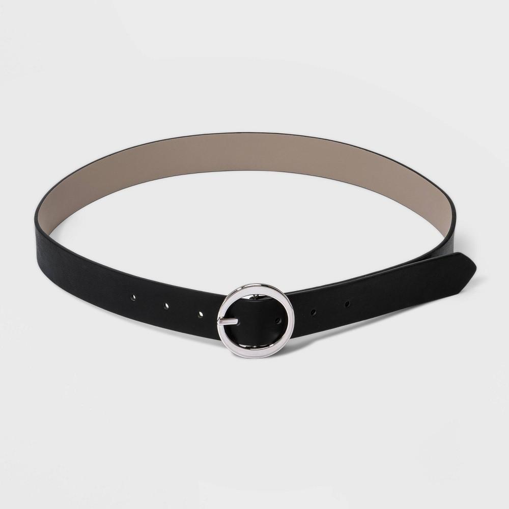 Womens Oval Tapered Center Bar Reversible Belt - A New Day /Gray XS Product Image