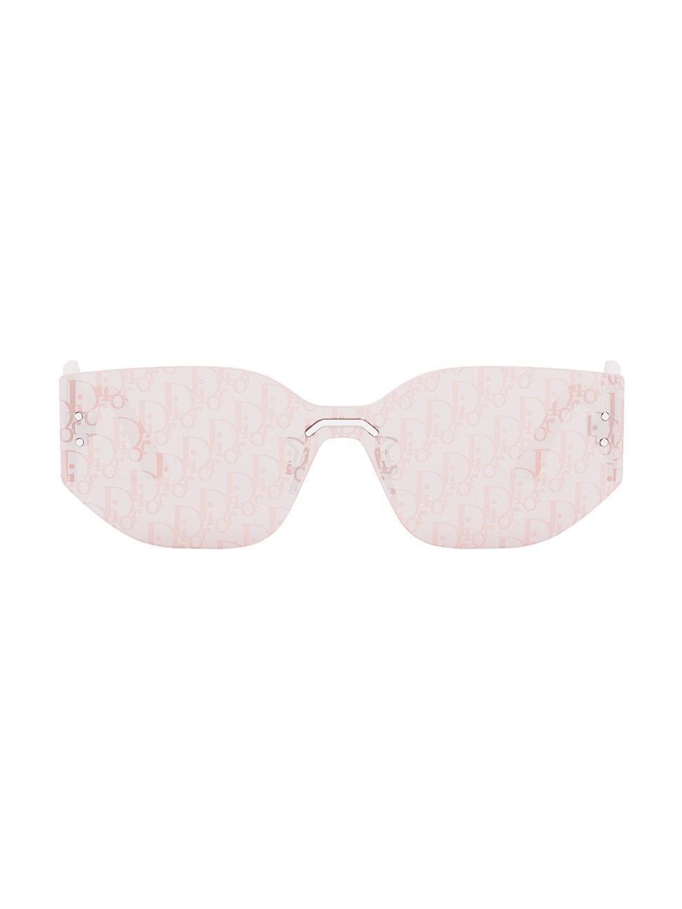 Womens DiorClub M6U Palladium Butterfly Sunglasses Product Image