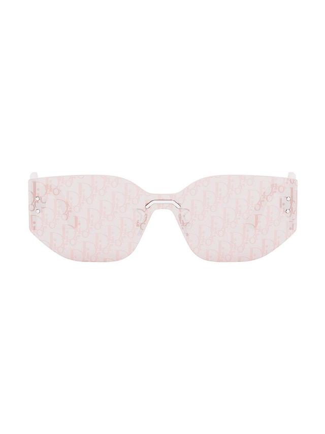 Womens DiorClub M6U Palladium Butterfly Sunglasses Product Image