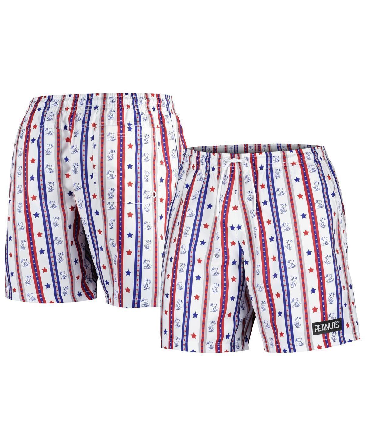 Freeze Max Mens White Peanuts Home of the Free Shorts Product Image