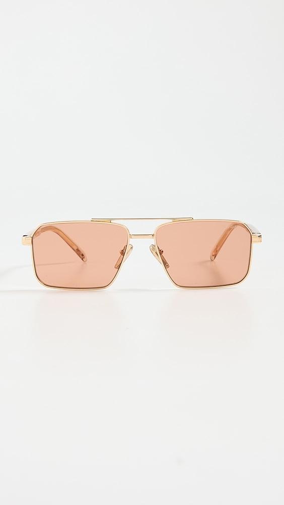 Prada Prada PR A57S Rectangular Sunglasses | Shopbop Product Image