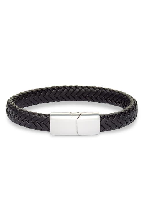 Nordstrom Mens Woven Leather Bracelet Product Image