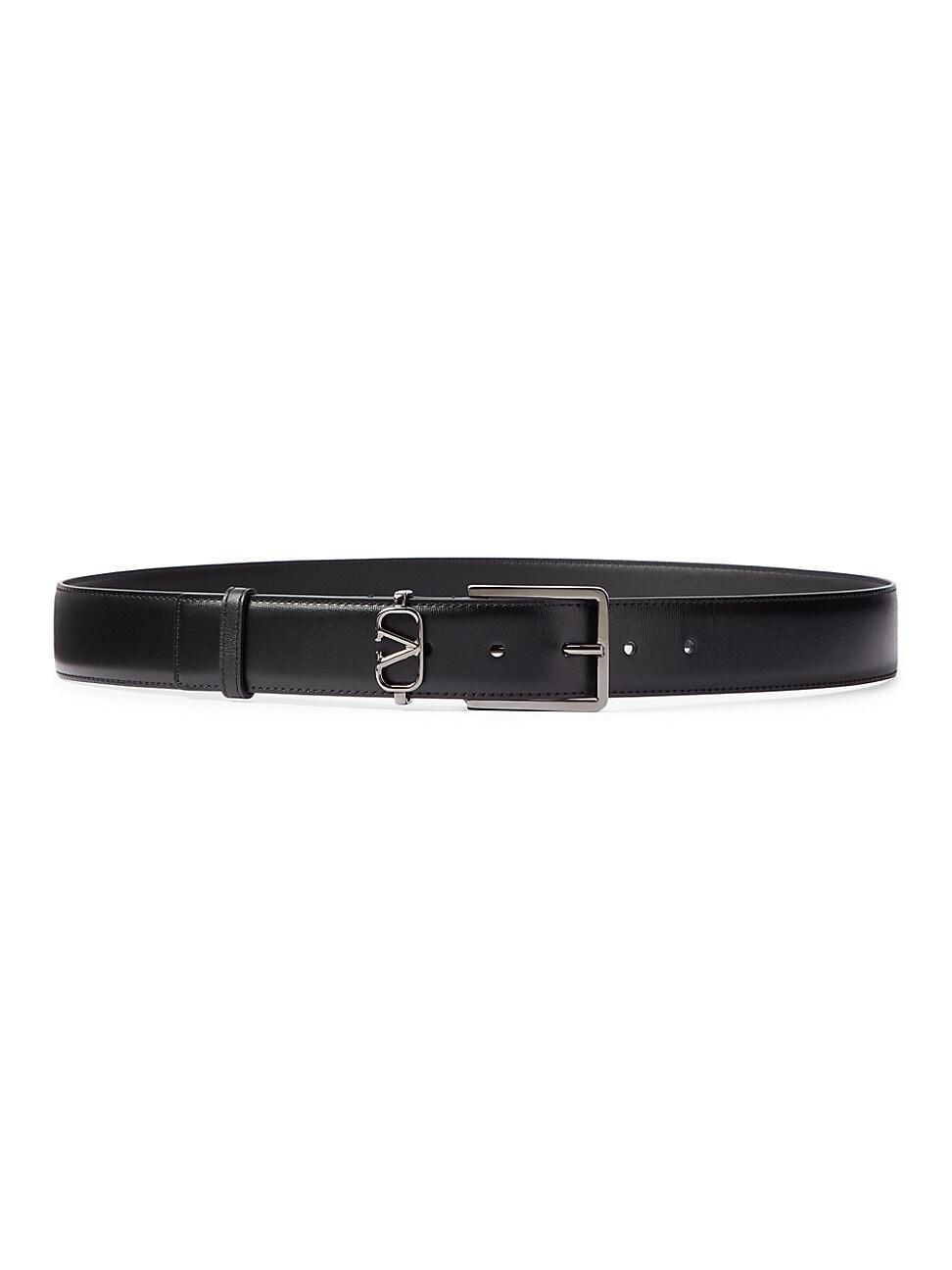 Mens Mini VLogo Signature Calfskin Belt 35mm Product Image