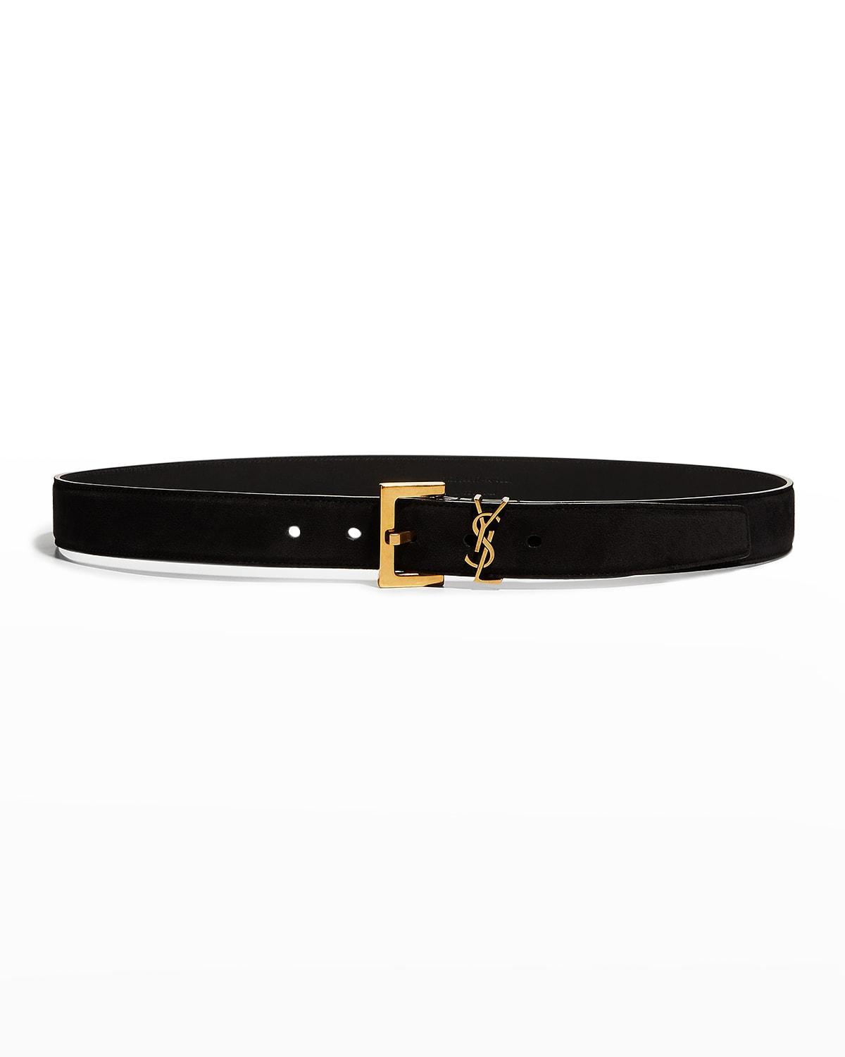 YSL Monogram Suede Belt Product Image