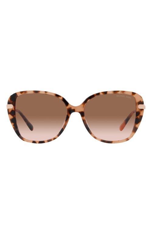 Michael Kors Flatiron 56mm Gradient Square Sunglasses Product Image