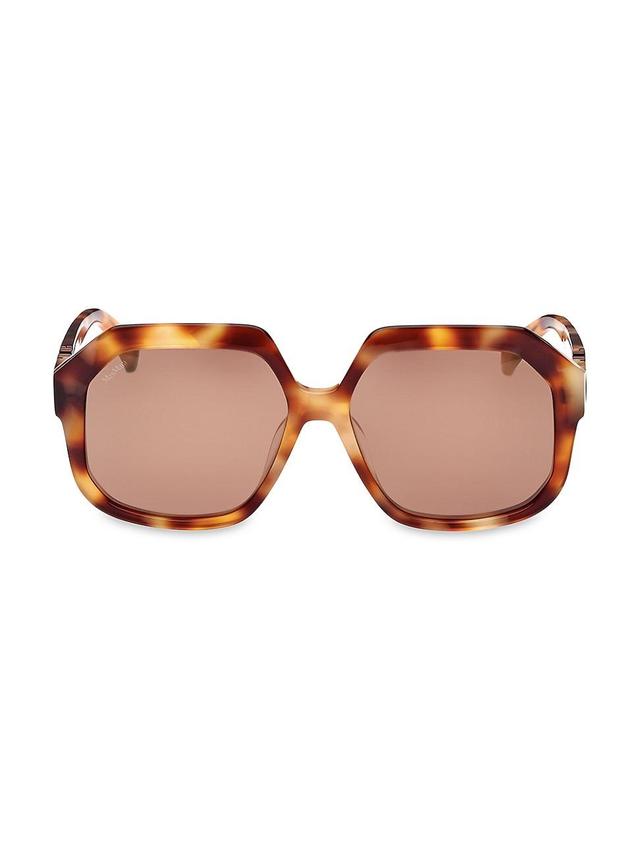 Max Mara 57mm Geometric Sunglasses Product Image