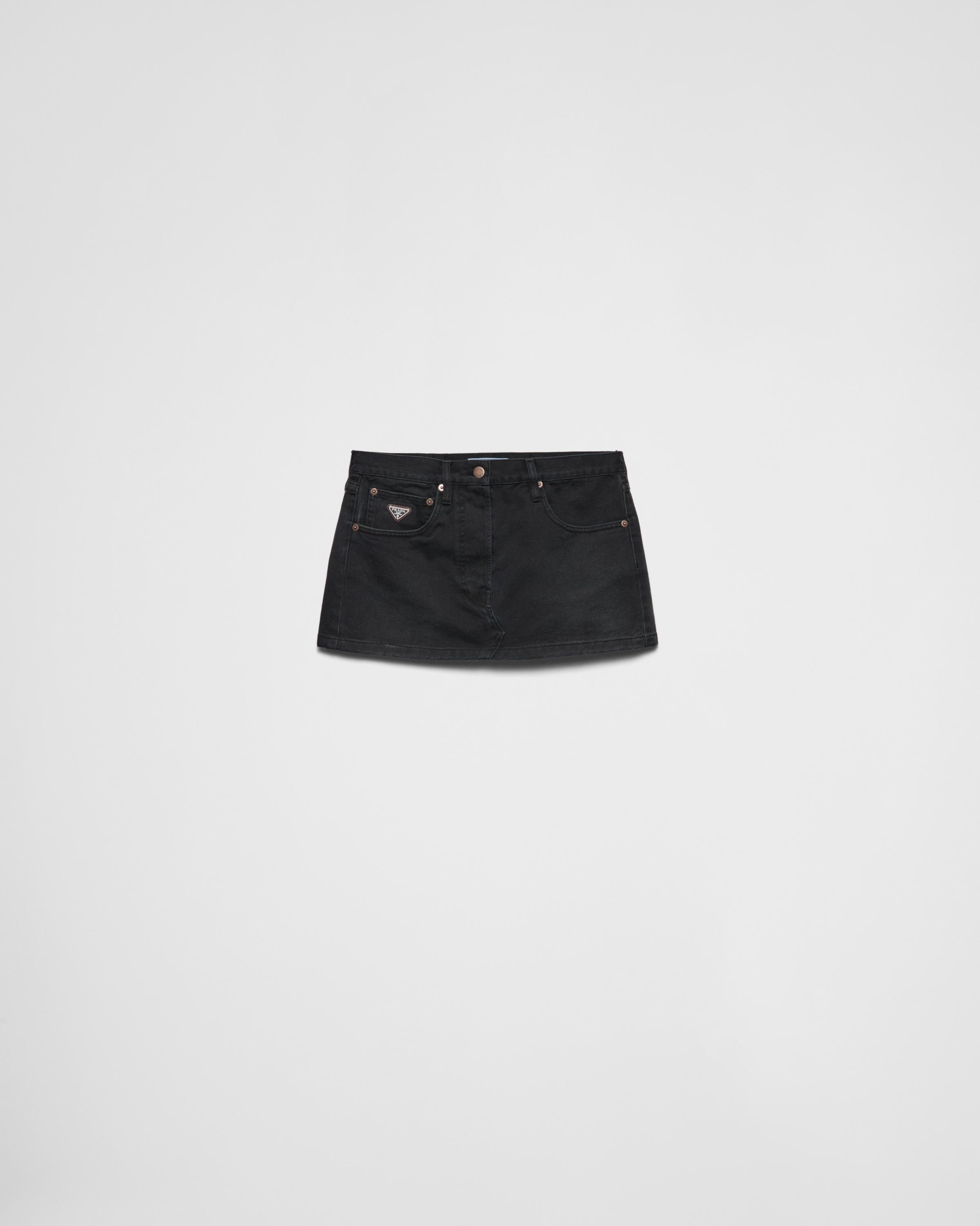 Denim miniskirt product image