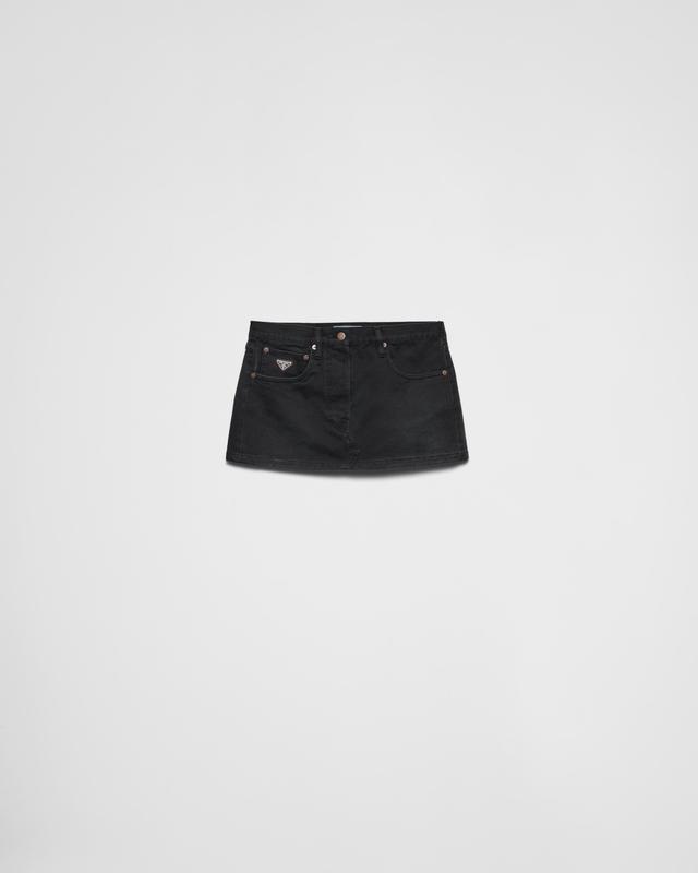 Denim miniskirt Product Image