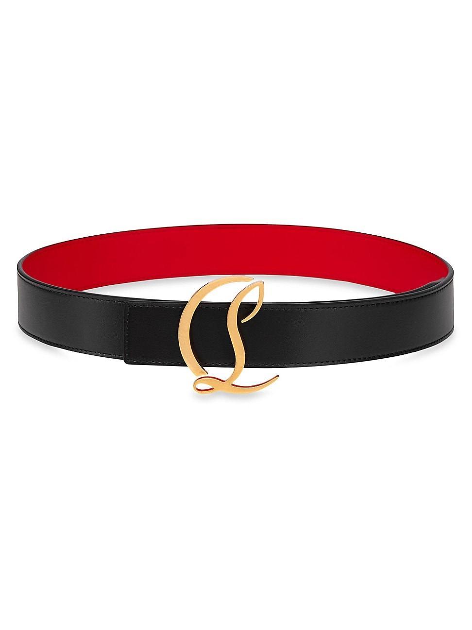 Christian Louboutin Logo Buckle Leather Belt Product Image