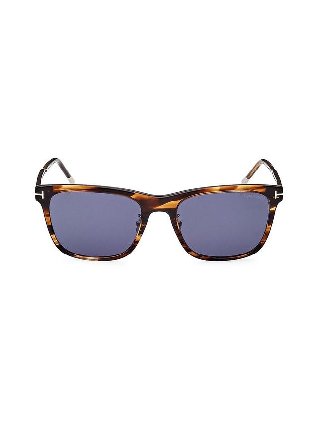 Mens 57MM Acetate Square Sunglasses Product Image