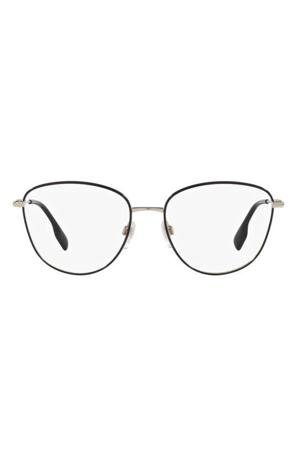 BURBERRY Virginia 55mm Phantos Optical Glasses In Black Product Image