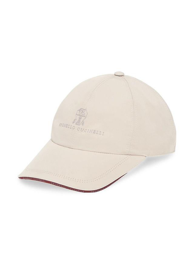 Mens Water Resistant Microfiber Baseball Cap with Embroidery Product Image