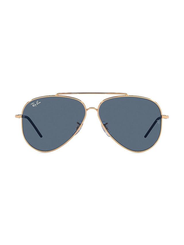 Mens RBR0101S 59MM Reverse Aviator Sunglasses Product Image