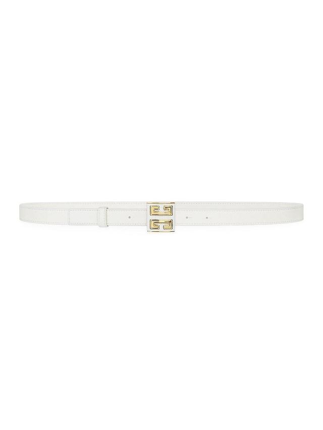 Womens 4G Belt In Leather Product Image