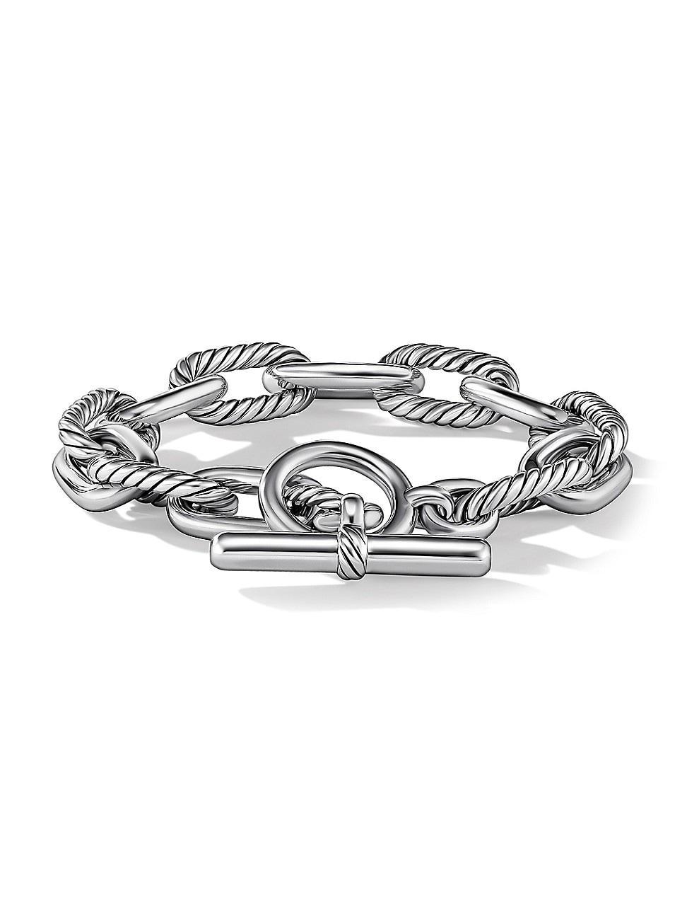 Womens DY Madison Sterling Silver Toggle Chain Bracelet Product Image