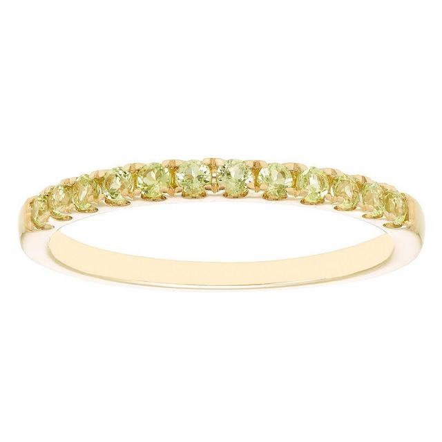 Boston Bay Diamonds 10k Gold Gemstone Stacking Ring, Womens Green Product Image