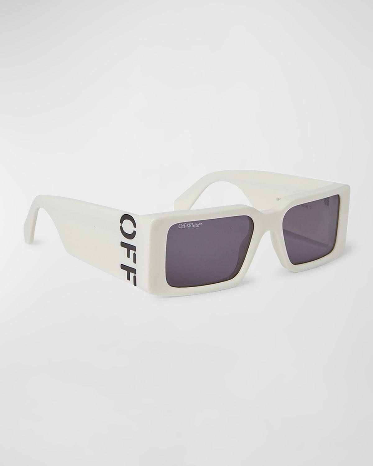 Mens Milano Acetate Rectangle Sunglasses Product Image