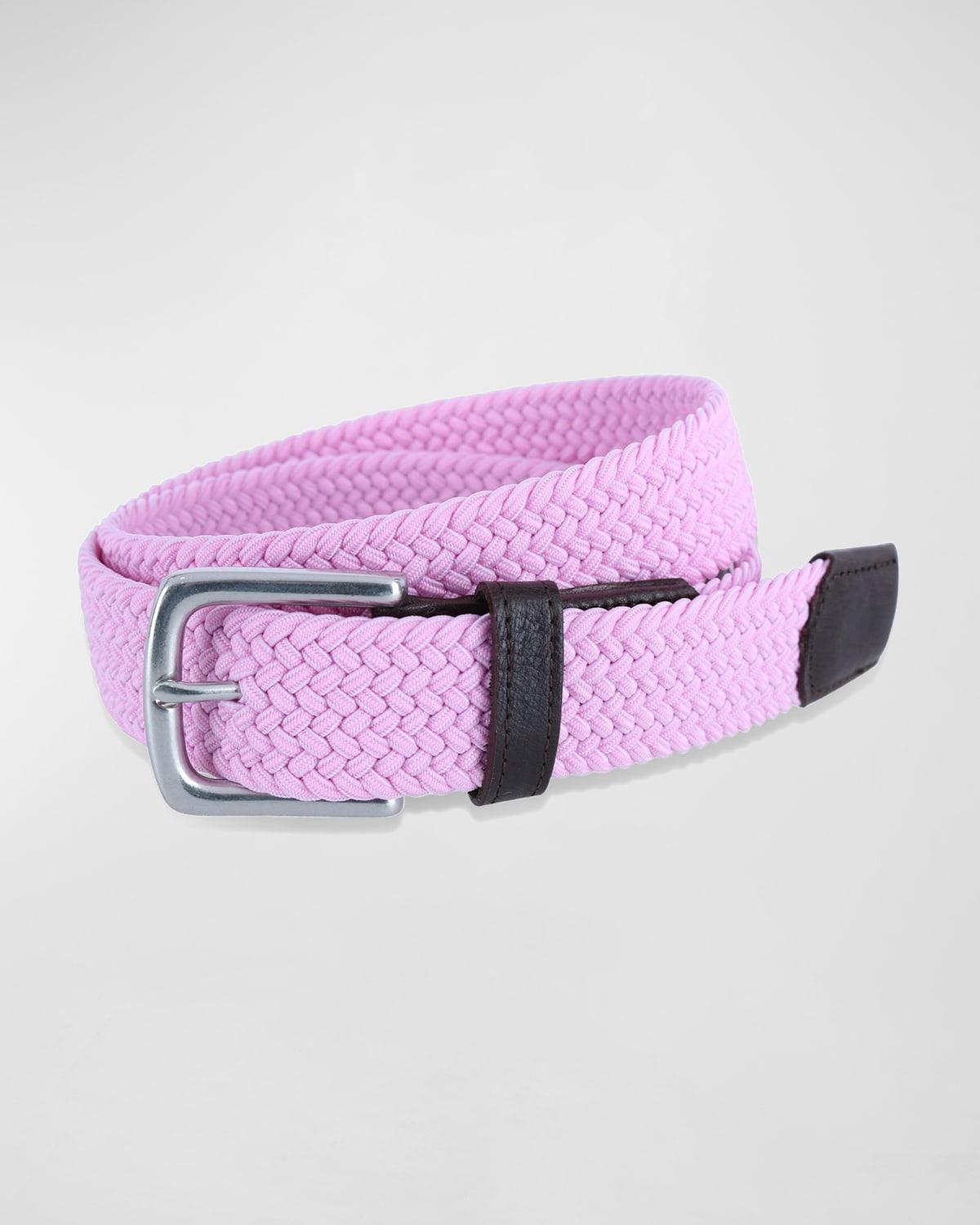 Mens Riverside Woven Rayon Leather Belt Product Image