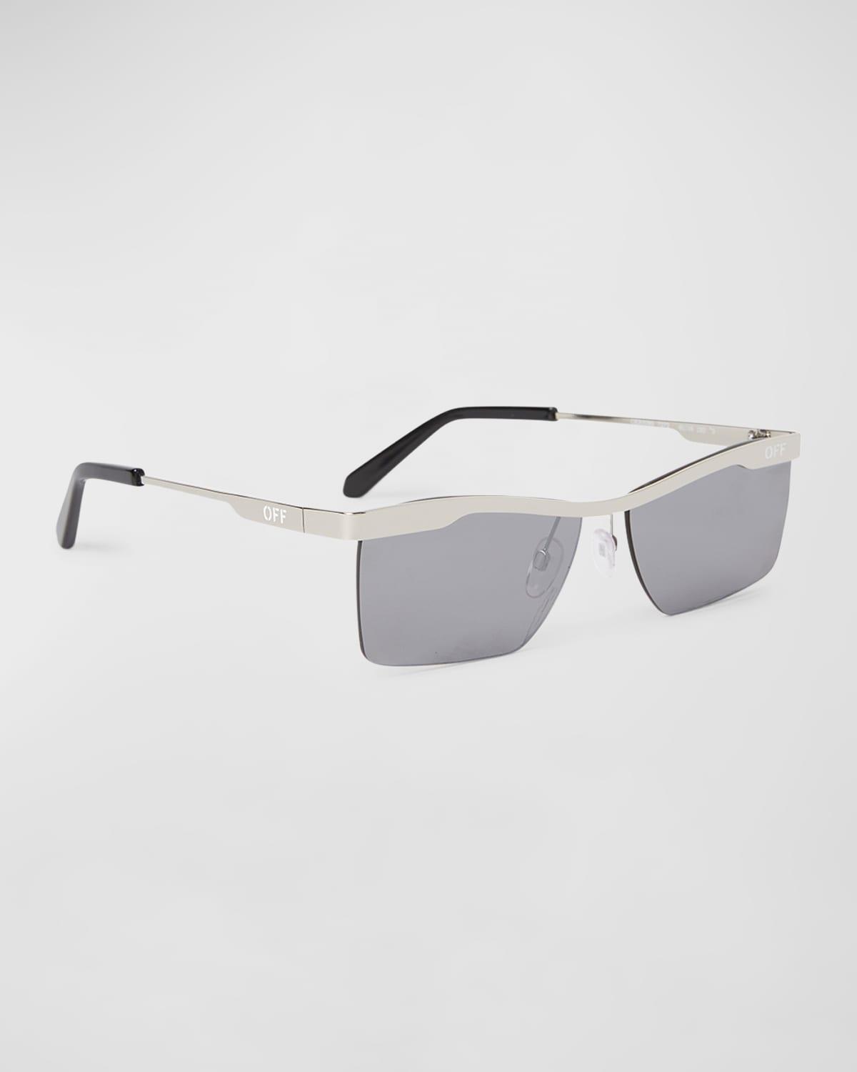 Mens Rimini Metal Rectangle Sunglasses Product Image