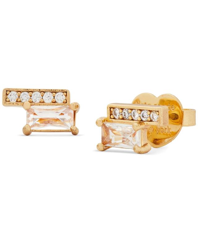 Womens Precious Delight Gold-Plated & Crystal Stud Earrings Product Image