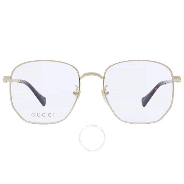 Demo Square Ladies Eyeglasses Gg1420ok 001 54 In Gold Product Image