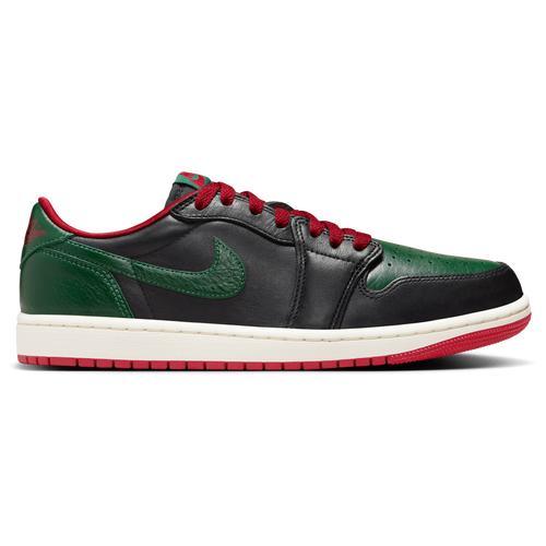 Jordan Womens AJ 1 Low OG - Basketball Shoes Green Glow/Black Product Image