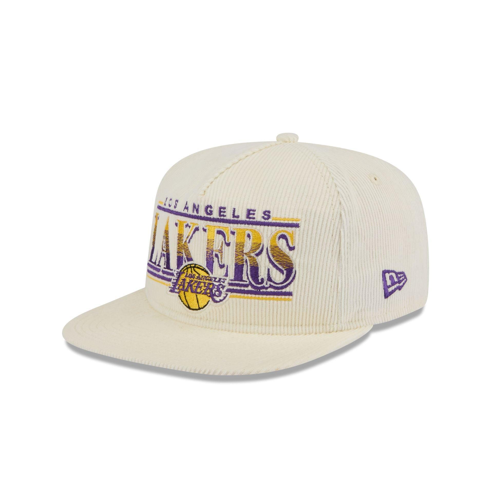 Los Angeles Lakers Throwback Corduroy Golfer Hat Male Product Image