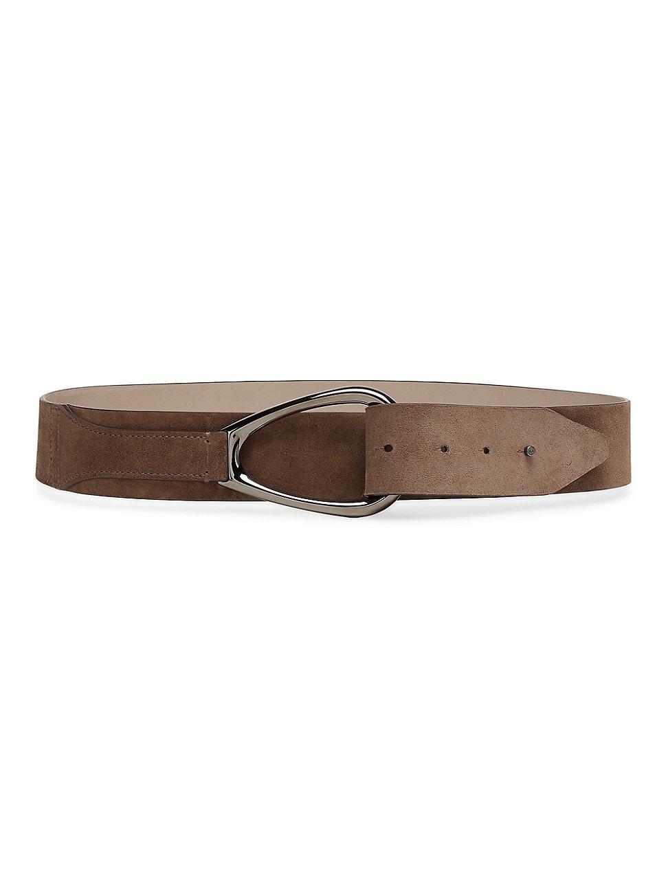 Womens Calfskin Suede Belt Product Image