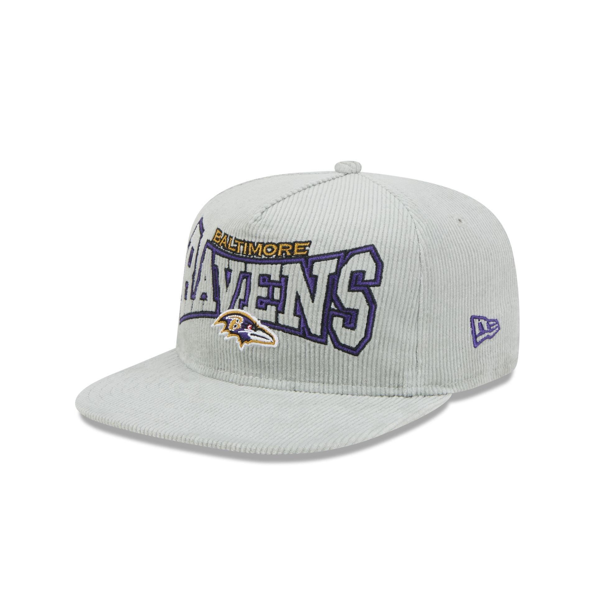 Baltimore Ravens Gray Cord Golfer Hat Male Product Image