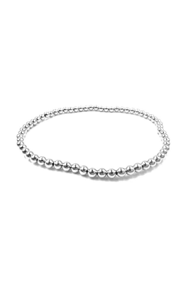 3MM STERLING SILVER KARMA WATERPROOF BRACELET 7" Product Image