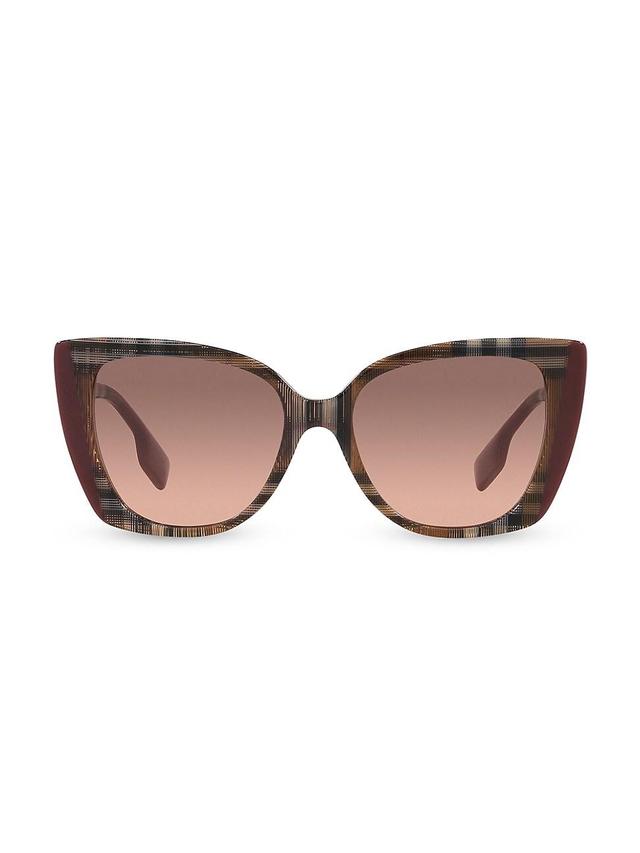 Burberry Womens BE4393 54mm Cat Eye Sunglasses Product Image