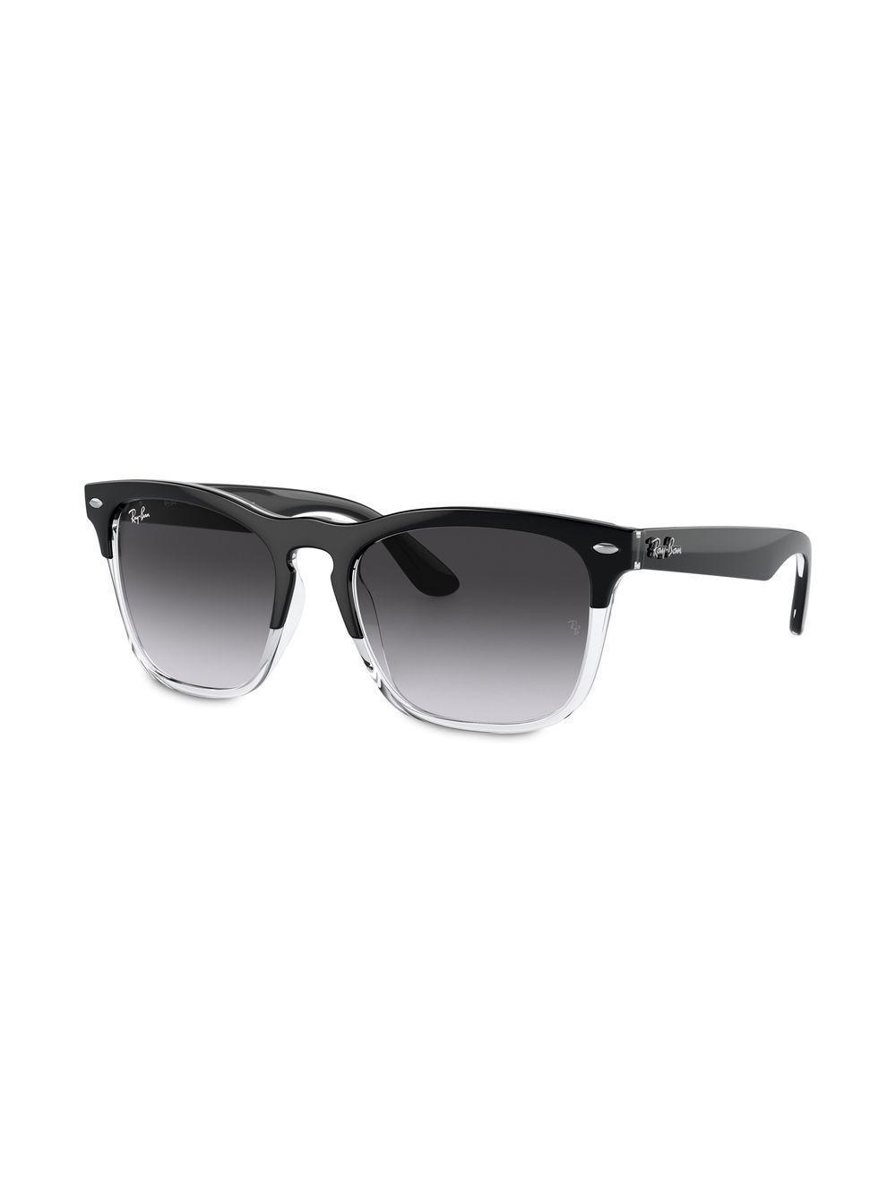 RAY BAN Steve Square-frame Sunglasses In Black / Grey Product Image