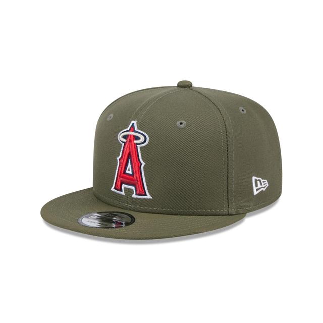 Los Angeles Angels Olive 9FIFTY Snapback Hat Male Product Image