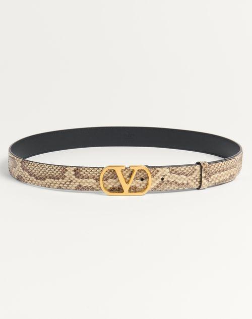 VLOGO SIGNATURE PYTHON BELT 30 MM Product Image