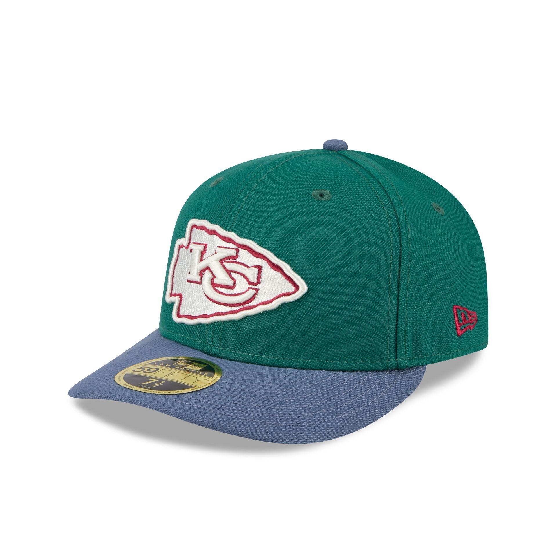 Kansas City Chiefs Green Gemstone Low Profile 59FIFTY Fitted Hat Male Product Image