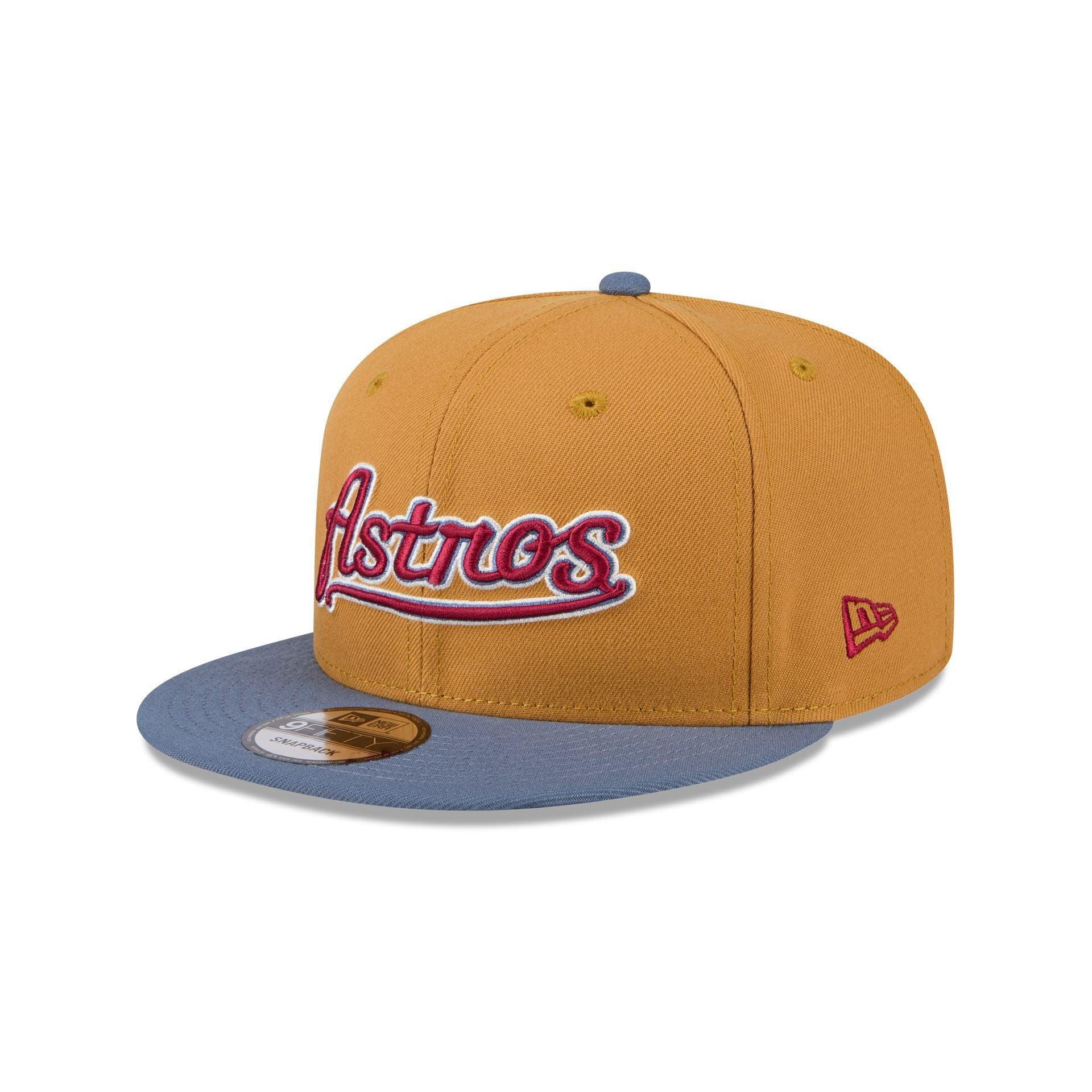 Houston Astros Panama Tan 9FIFTY Snapback Hat Male Product Image